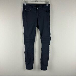 Prana Dark Gray Brenna Moto Skinny Pants Size 2